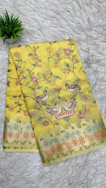 Silk Kota Work Sarees