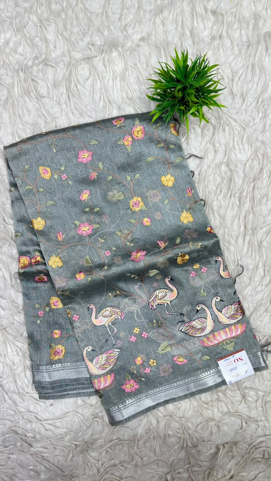 Premium Tusser Work Sarees