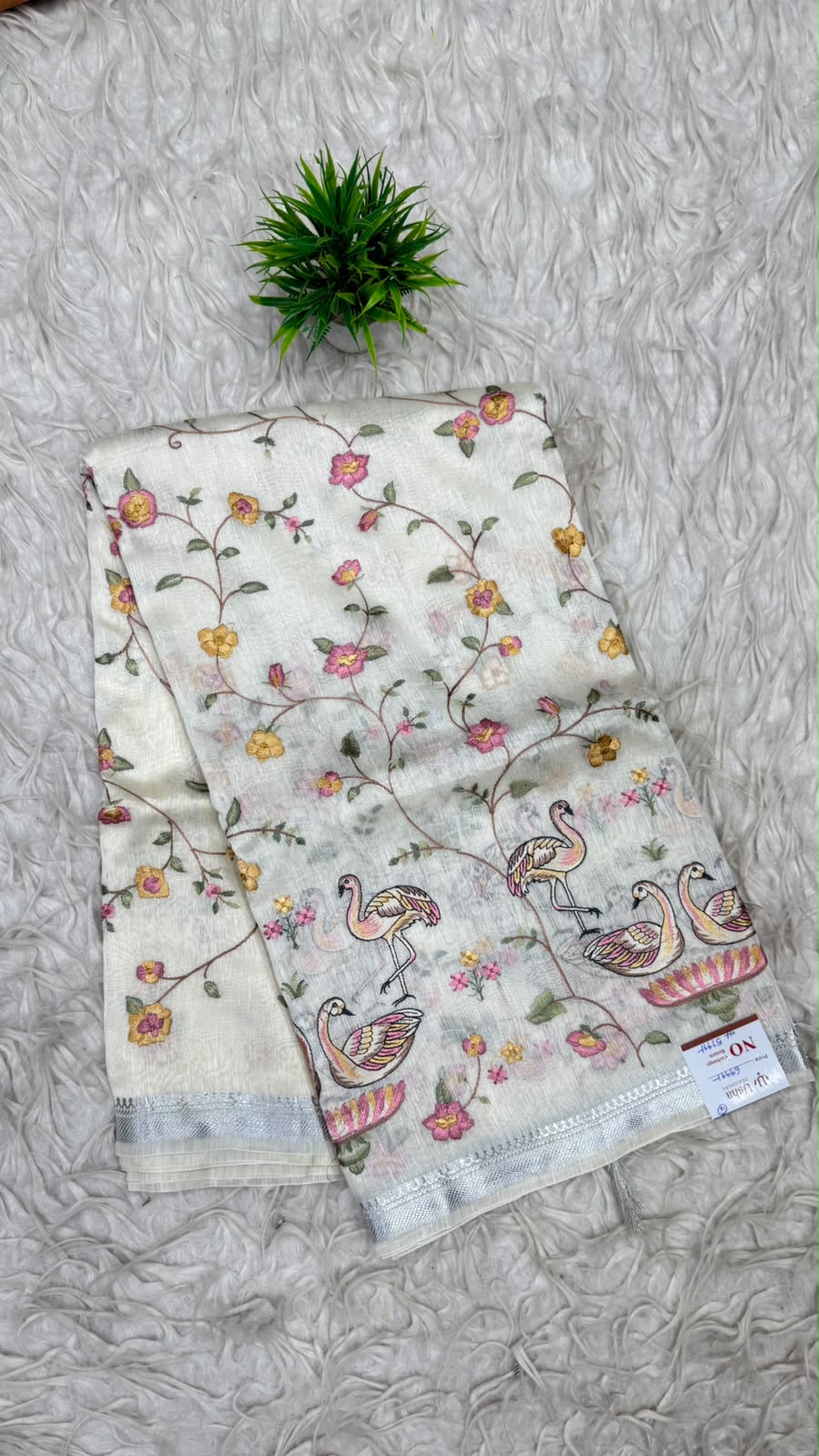 Premium Tusser Work Sarees