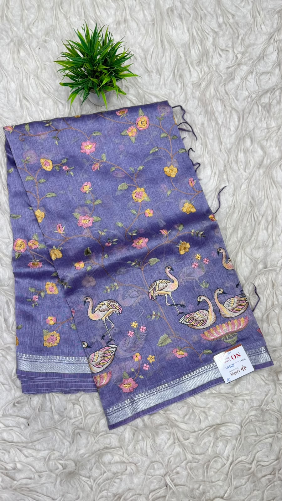 Premium Tusser Work Sarees
