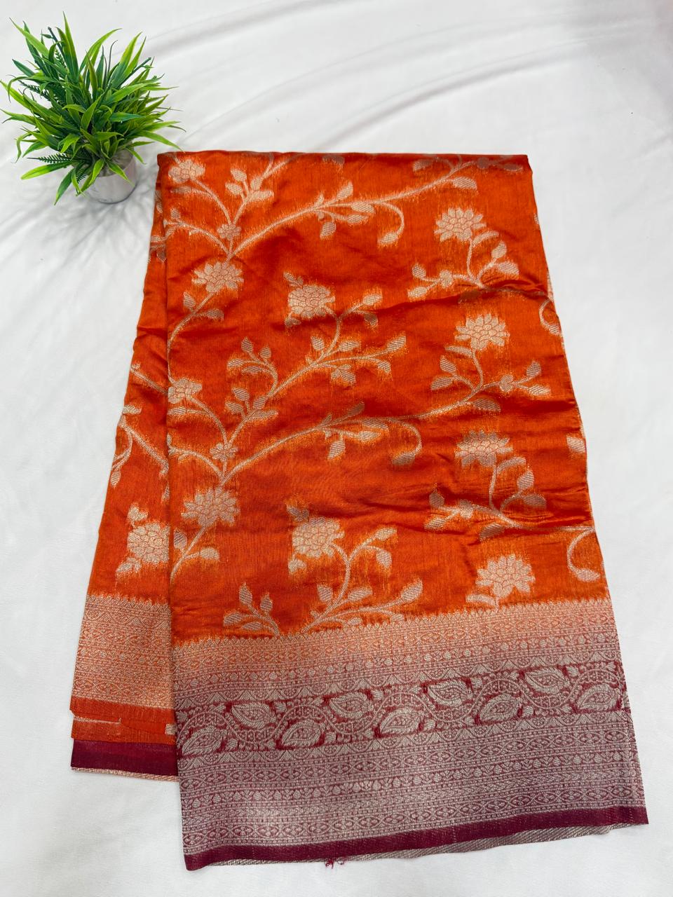 Semi Benarasi Sarees
