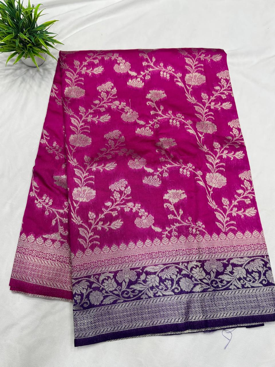 Semi Benarasi Sarees