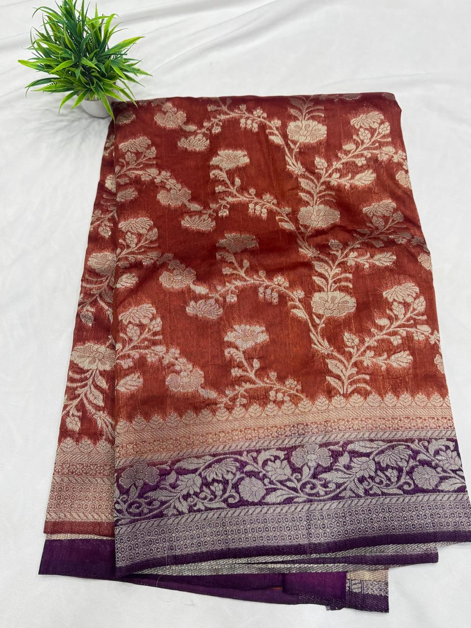 Semi Benarasi Sarees