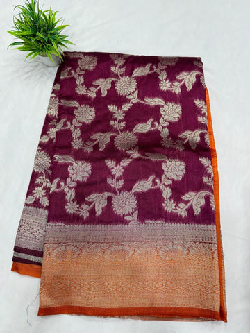 Semi Benarasi Sarees