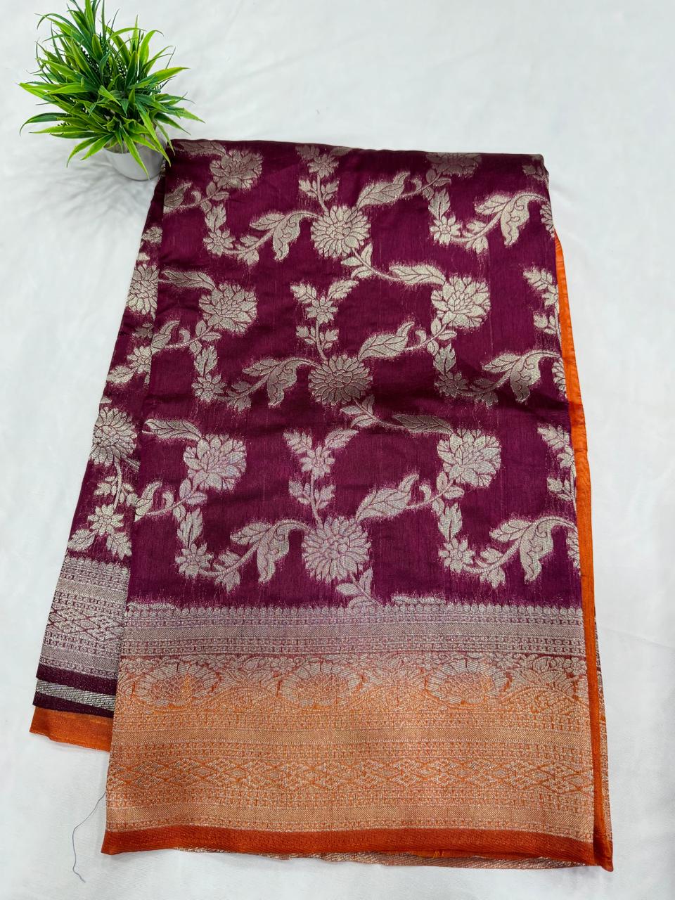 Semi Benarasi Sarees