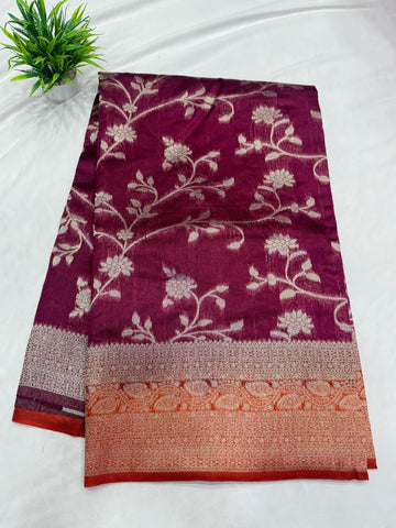 Semi Benarasi Sarees