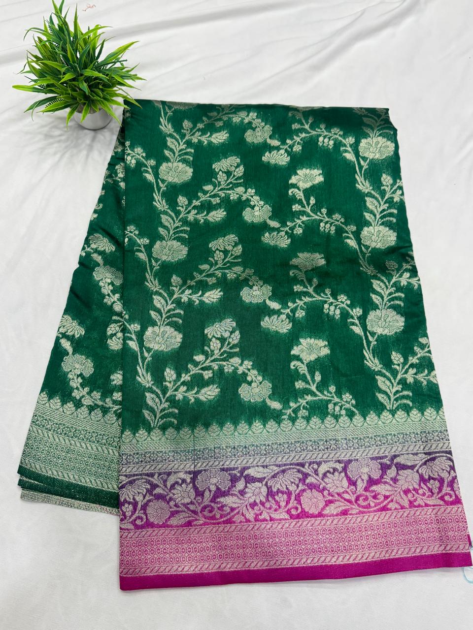 Semi Benarasi Sarees