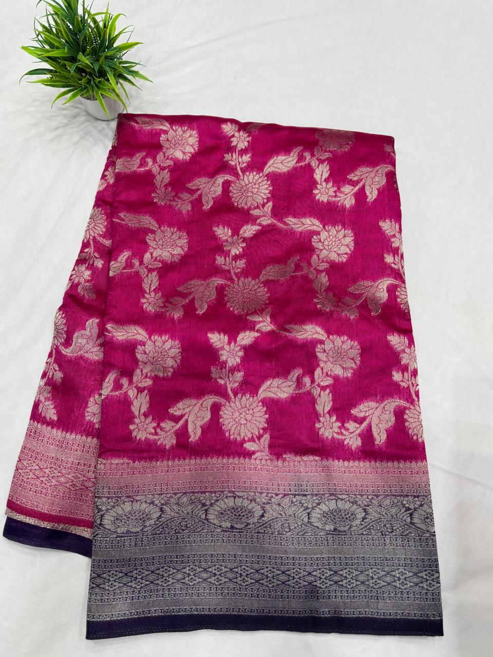 Semi Benarasi Sarees