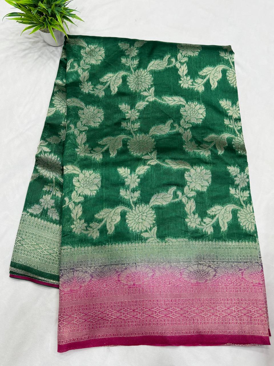 Semi Benarasi Sarees