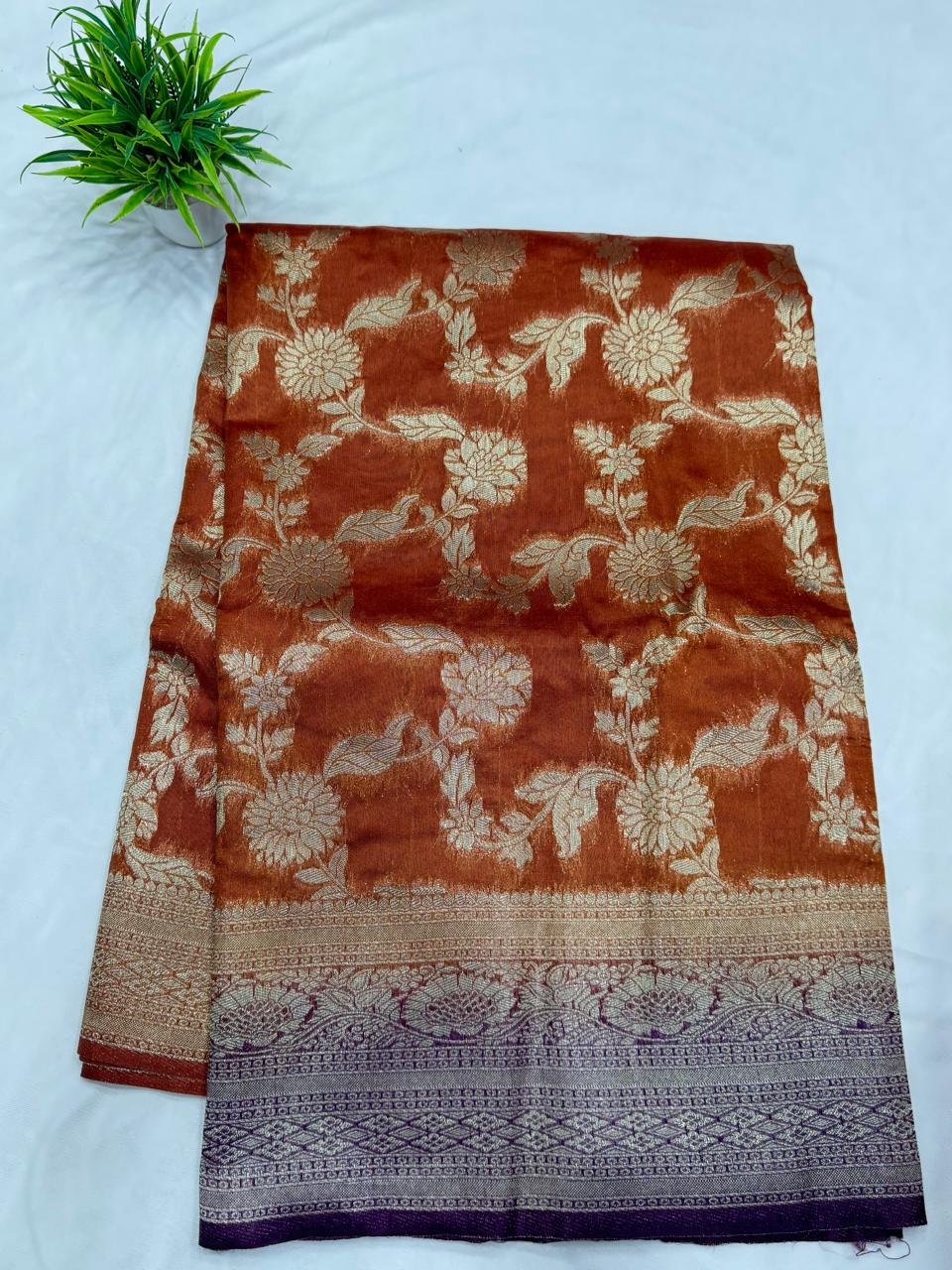 Semi Benarasi Sarees