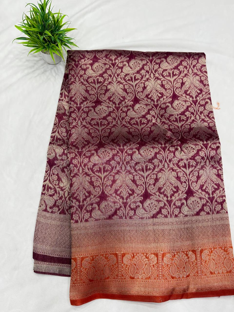 Semi Benarasi Sarees