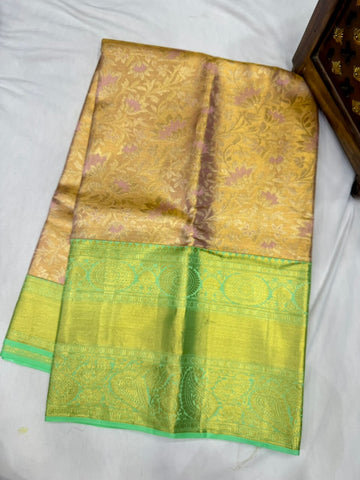 Pure kanjivaram 72gram Tissue saree