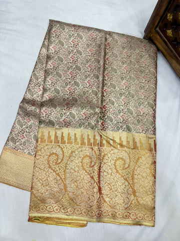 Pure kanjivaram 72gram Tissue saree