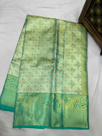 Pure kanjivaram 72gram Tissue saree