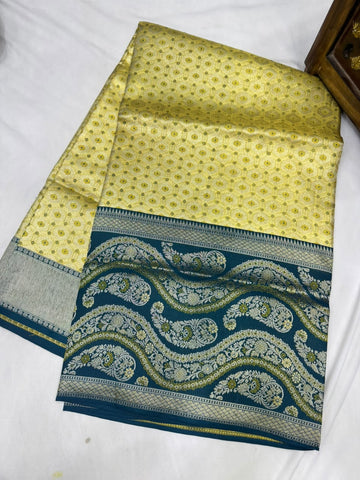 Pure kanjivaram 72gram Tissue saree