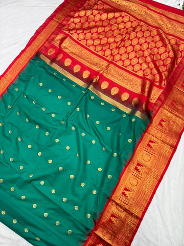 Double Ratiom Gadhwal Saree