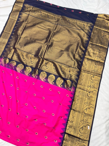 Double Ratiom Gadhwal Saree