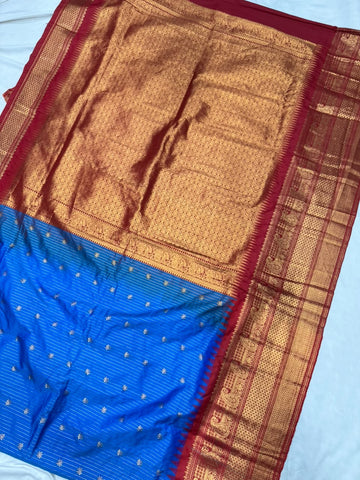 Double Ratiom Gadhwal Saree