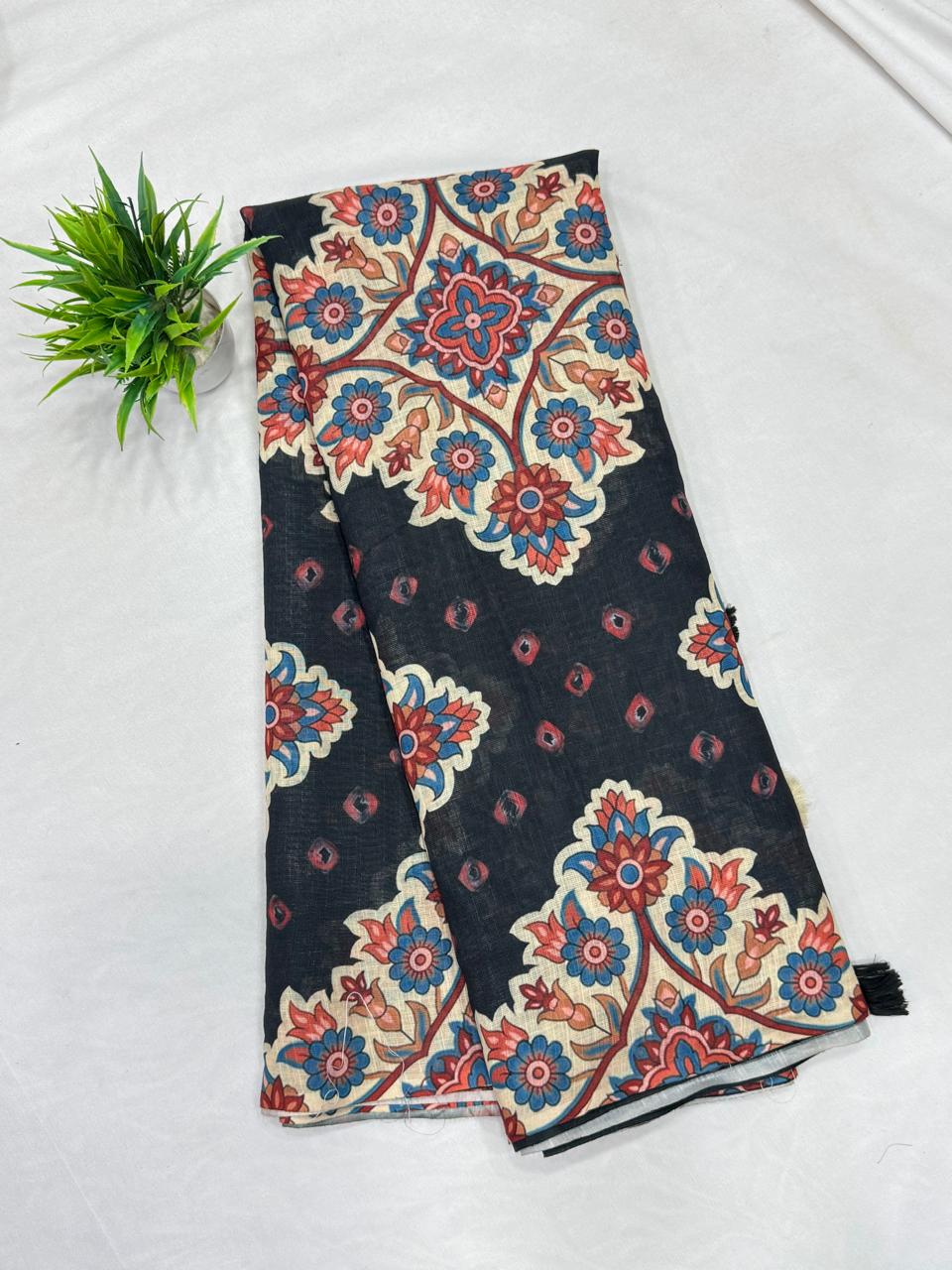 40 Count Lenin Cotton Sarees
