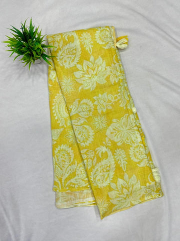 40 Count Lenin Cotton Sarees