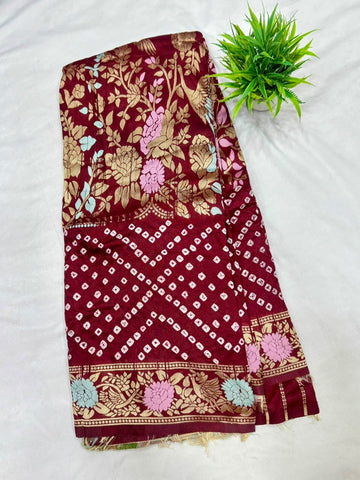 Bandhani Sarees