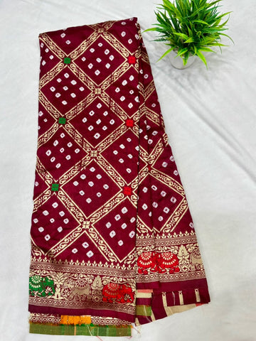 Bandhani Sarees