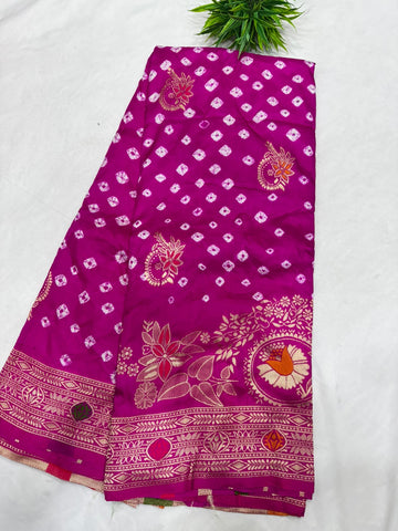 Bandhani Sarees