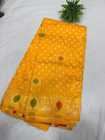 Bandhani Sarees