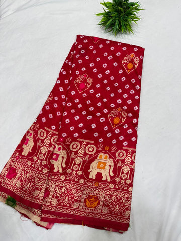 Bandhani Sarees