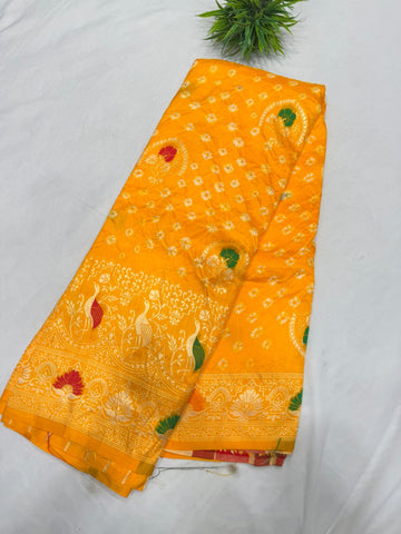 Bandhani Sarees