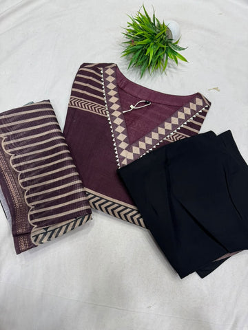3 Piece Set Readymade Dresses
