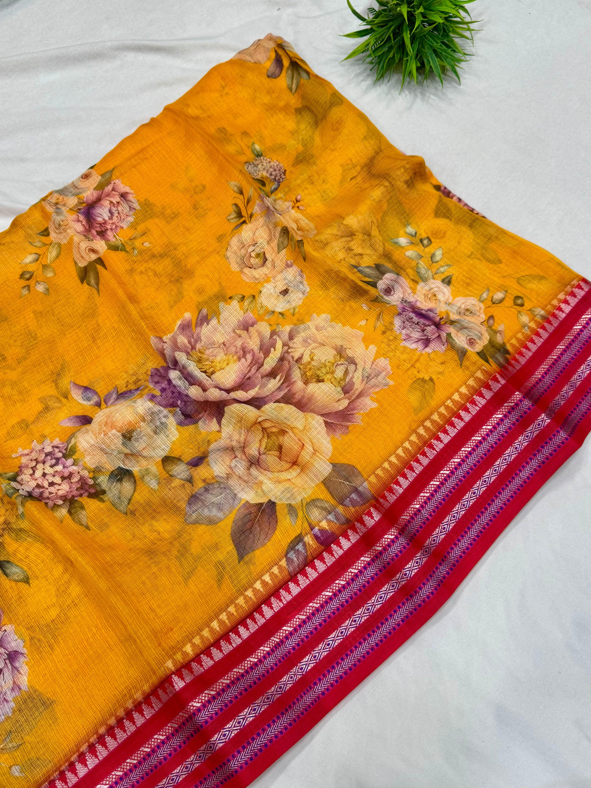 Kota Gadhwal Fusion Saree
