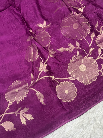 H.O Crape Braso Sarees