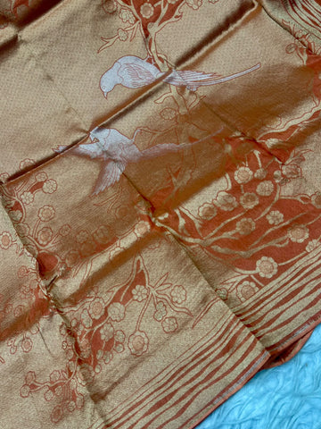 Nylon Soft Tissue Sarees