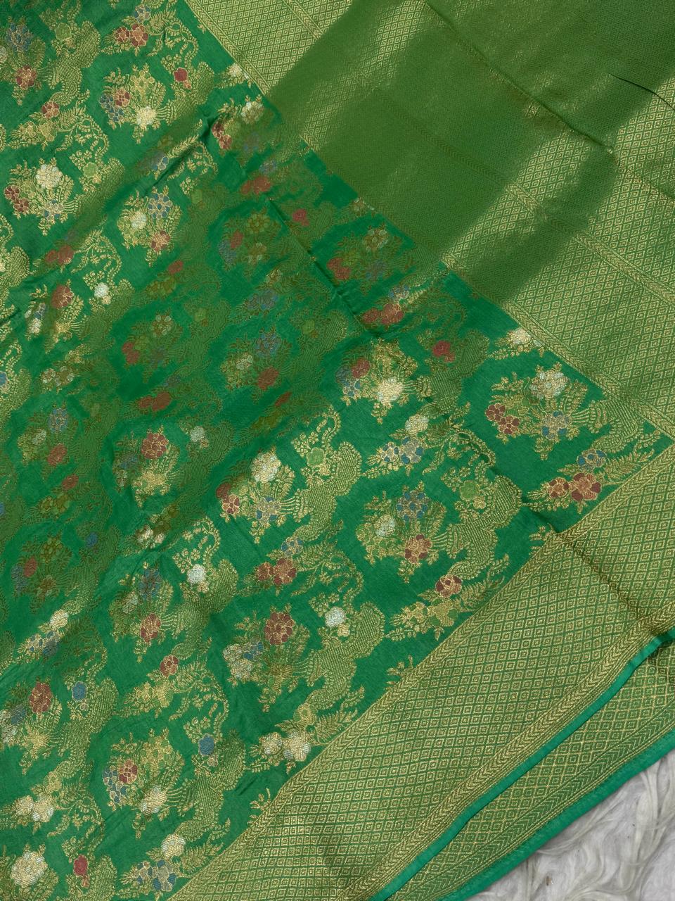 Punam Silk Saree With Paithani Design