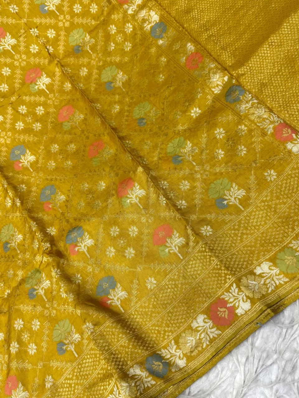 Punam Silk Saree With Paithani Design