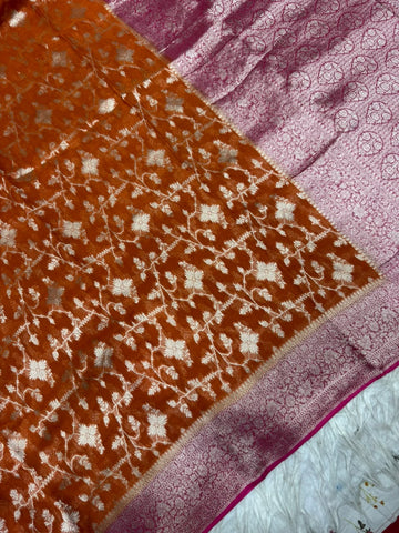 Brocade Georgette Sarees