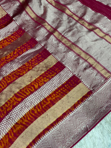 Benarasi Georgette With Tie & Dye Shibori Sarees