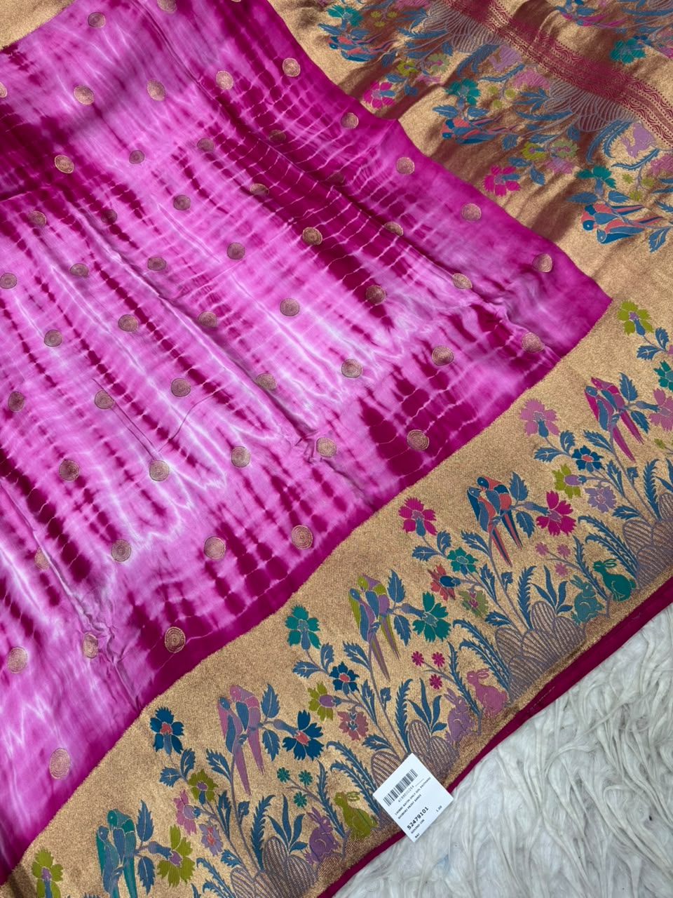 Mashru Satin With Paithani Fusion Sarees