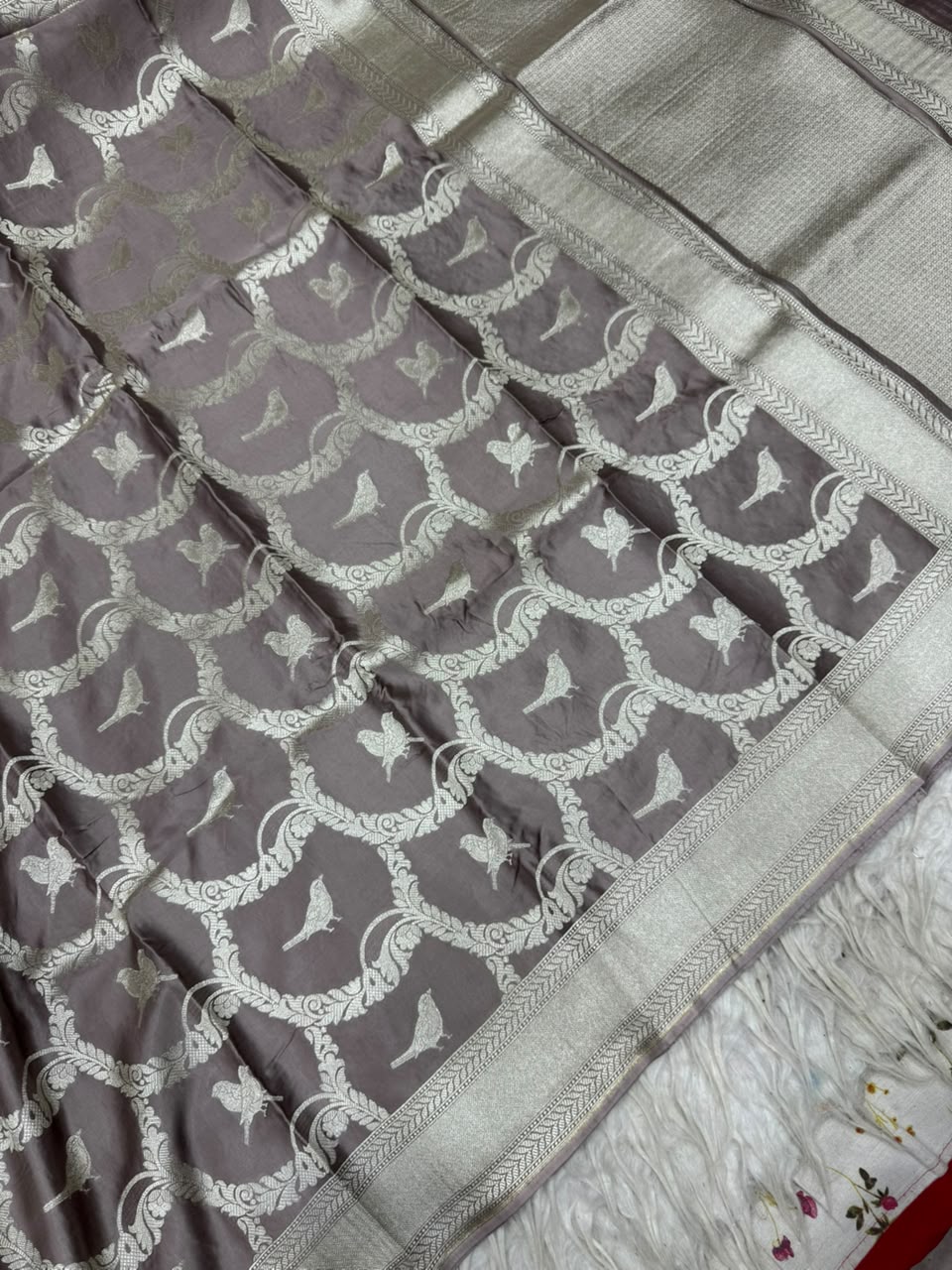 Viscos Satin Sarees