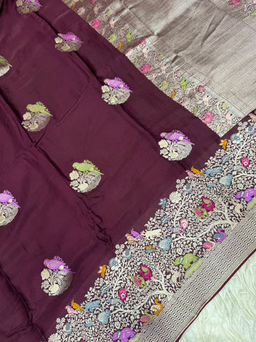 Viscos Satin Sarees