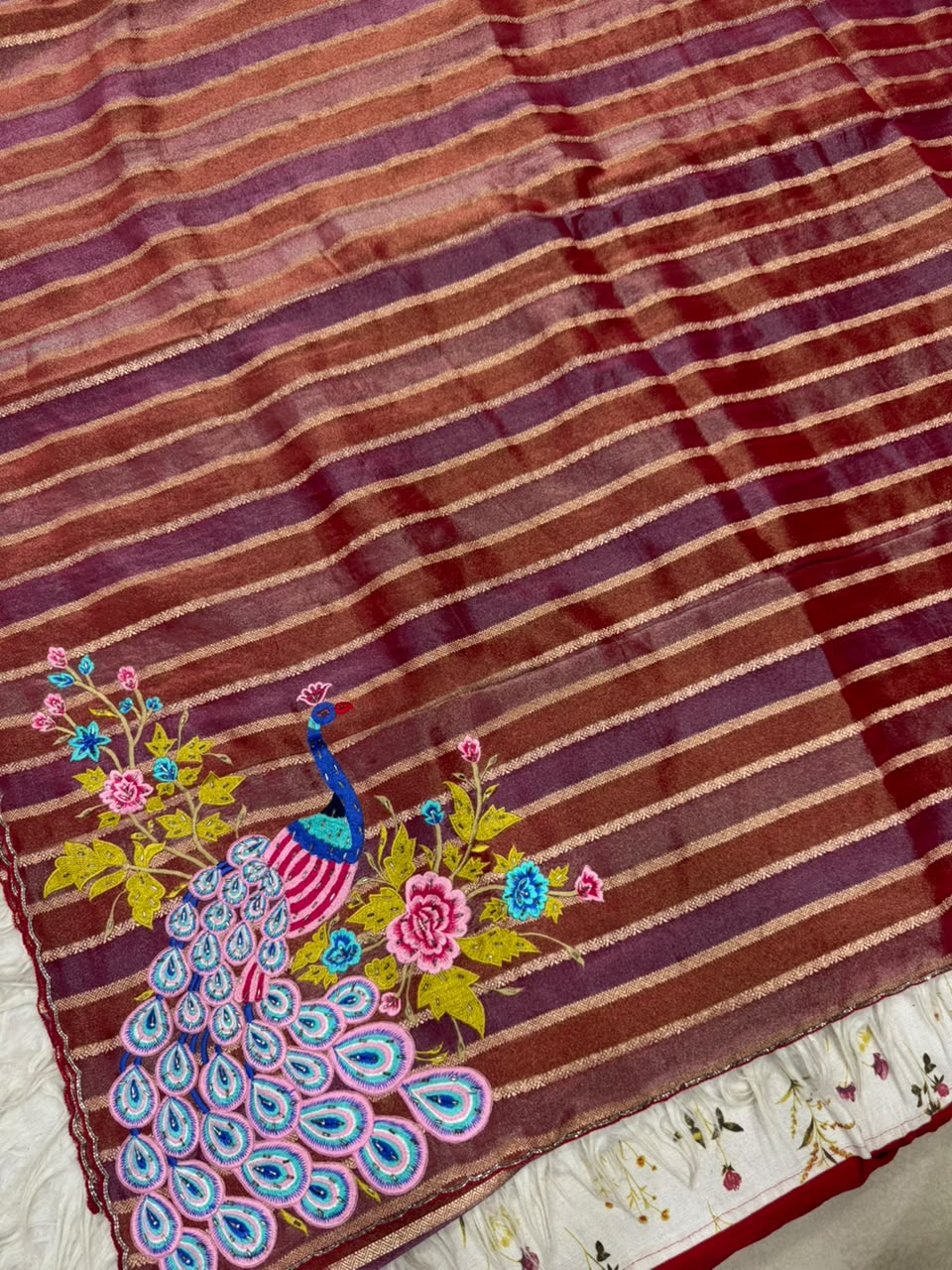 Soft Tissue Brocade Sarees
