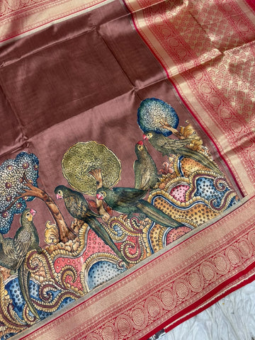 Pen kalamkaari Sarees