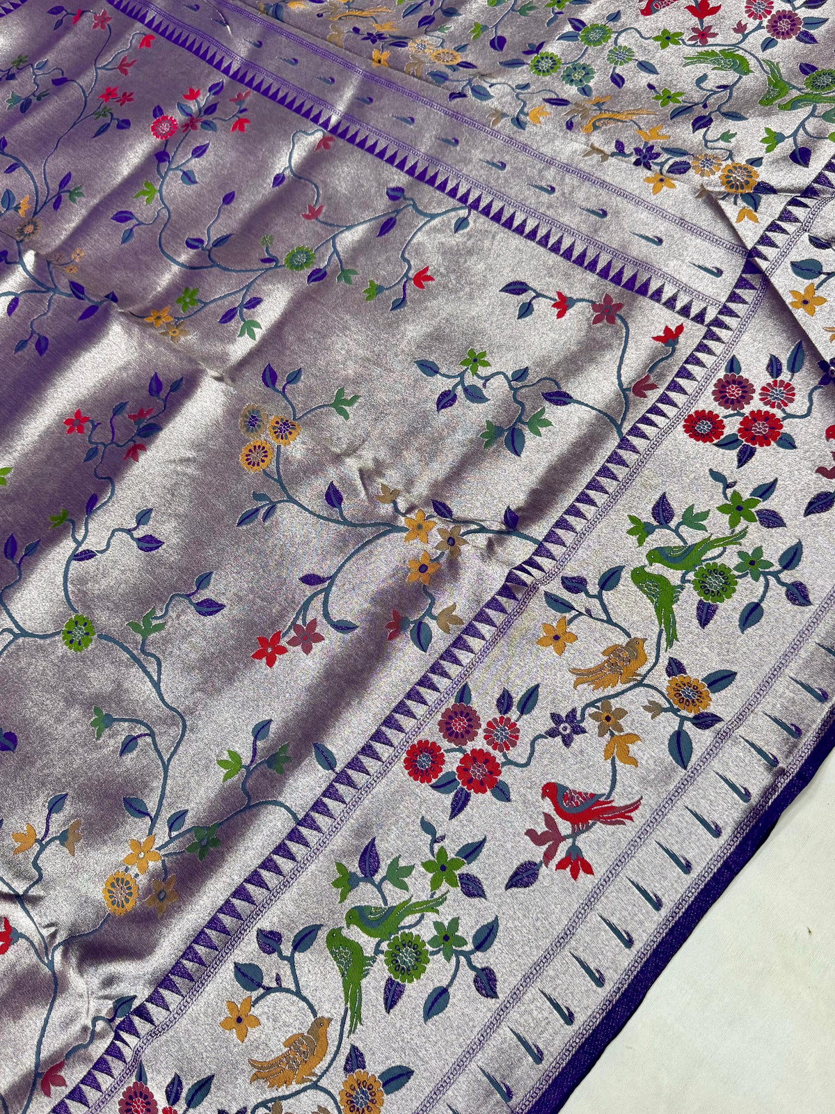 Punam Silk With Tissue Brocade Sarees