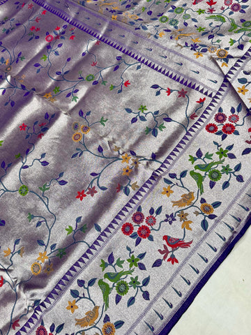 Punam Silk With Tissue Brocade Sarees