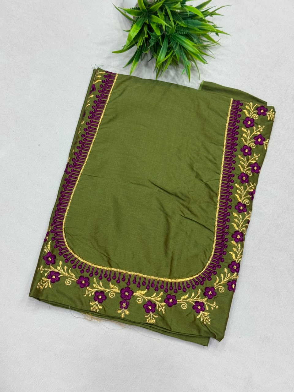 Unstitched Designer Work Blouses