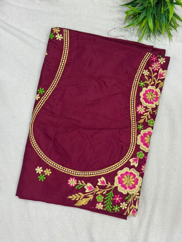 Unstitched Designer Work Blouses