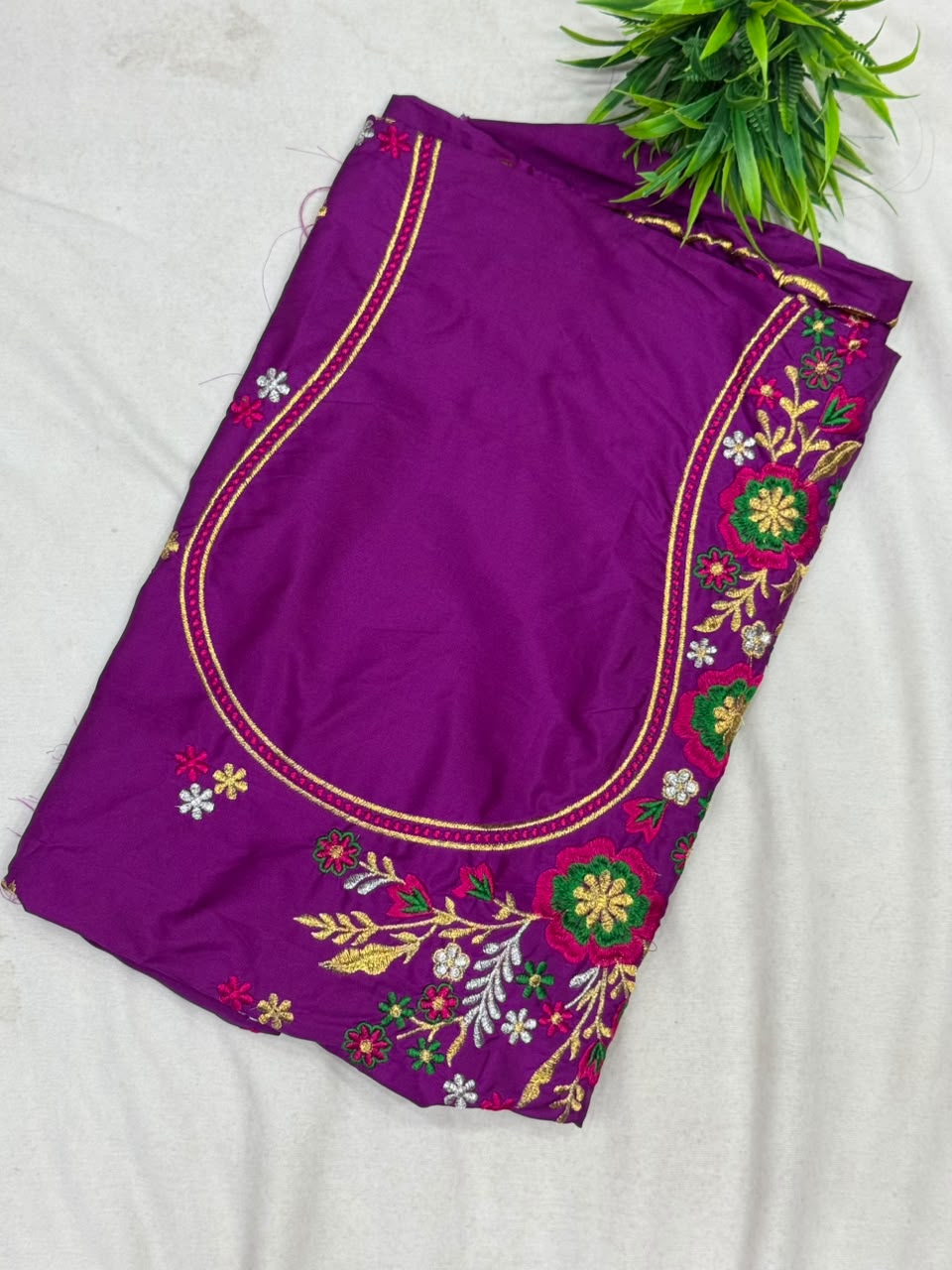 Unstitched Designer Work Blouses