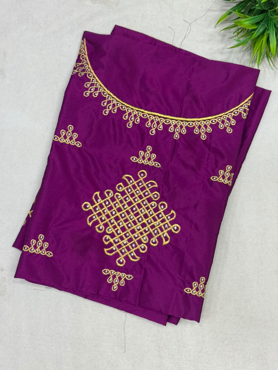 Unstitched Designer Work Blouses