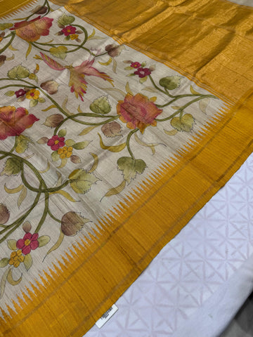Pure Handloom Tusser Sarees